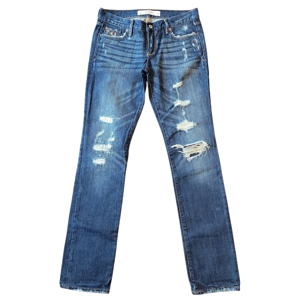 Abercrombie & Fitch Distressed Denim Skinny Jeans